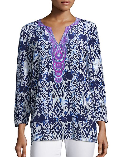 Lilly Pulitzer - Renato Silk Printed Tunic