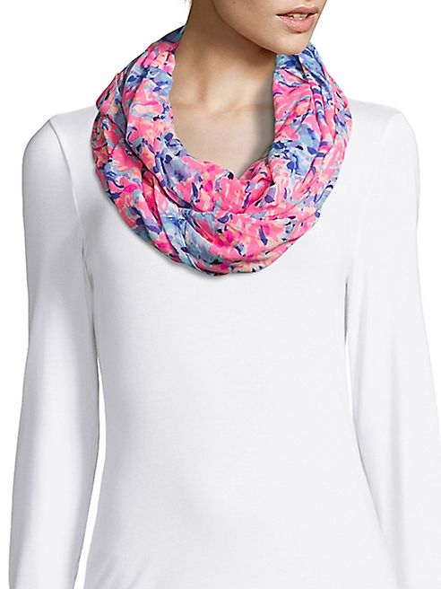 Lilly Pulitzer - Printed Cotton Infinity Scarf