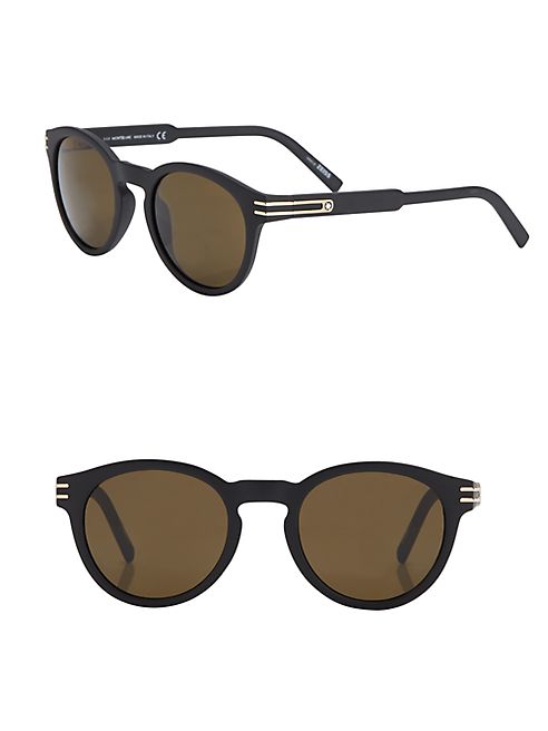 Montblanc - 51MM Injected Sunglasses