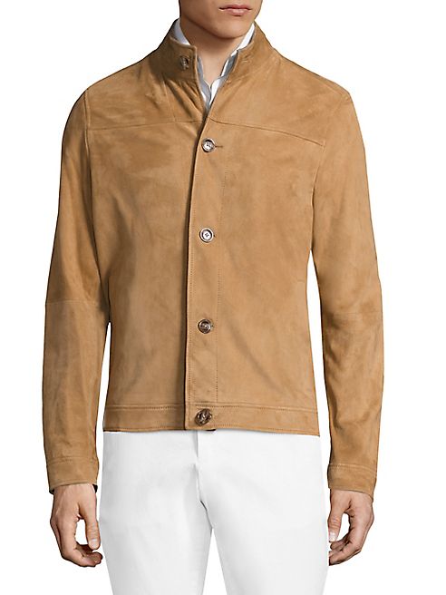 Michael Kors - Leather Back Moto Jacket