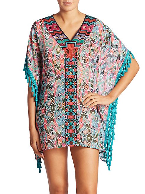 OndadeMar - Prisma Embroidered Poncho