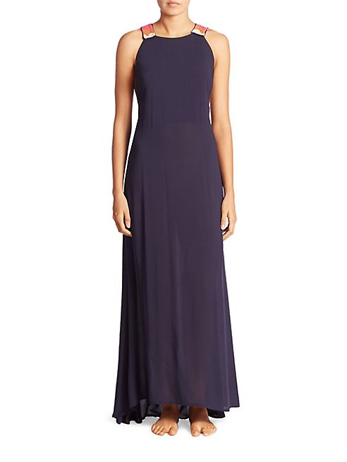 OndadeMar - Miranda Solids Beaded Gown Coverup