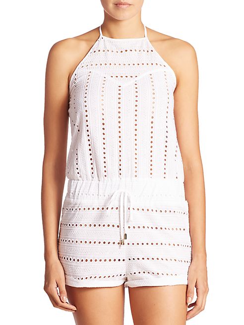 OndadeMar - Miranda Solids Eyelet Coverup