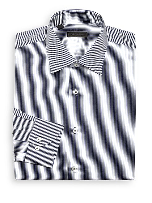 Saks Fifth Avenue Collection - Regular-Fit Striped Dress Shirt