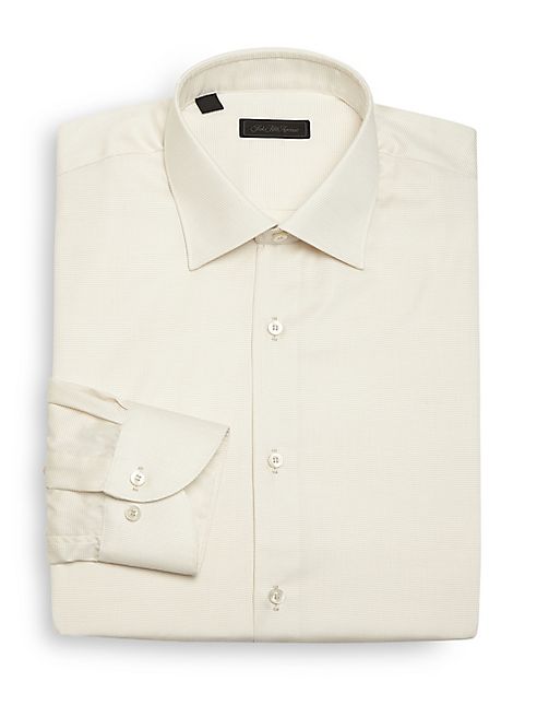 Saks Fifth Avenue Collection - Regular-Fit Cotton Dress Shirt