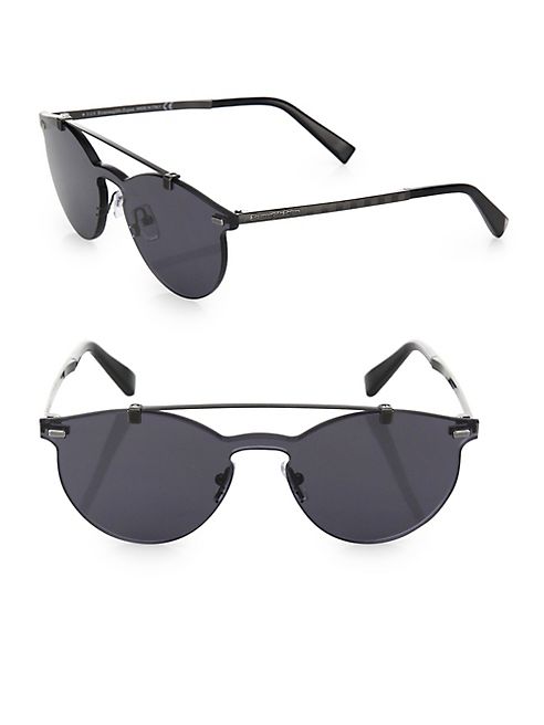 Ermenegildo Zegna - 52MM Double-Bridge Rimless Sunglasses