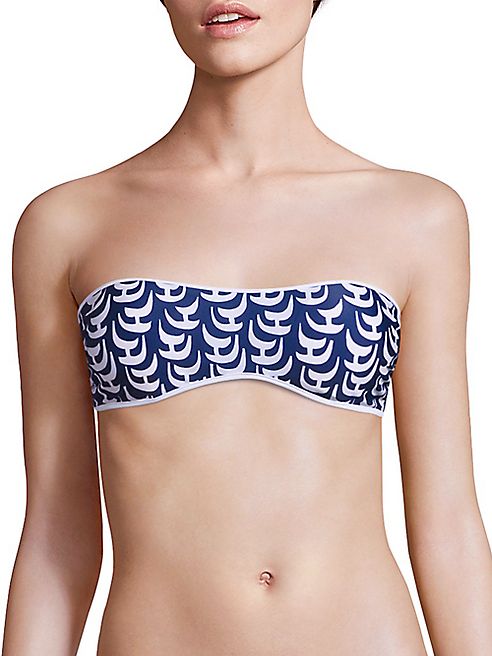 MILLY - Sailboat Enna Bandeau Bikini Top