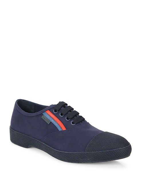 Prada - Low Top Fabric Sneakers