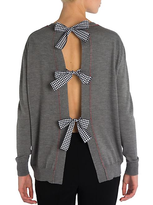 Miu Miu - Wool Long Sleeve Sweater