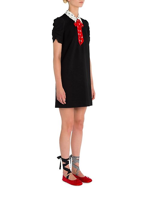 Miu Miu - Printed Collar Dress