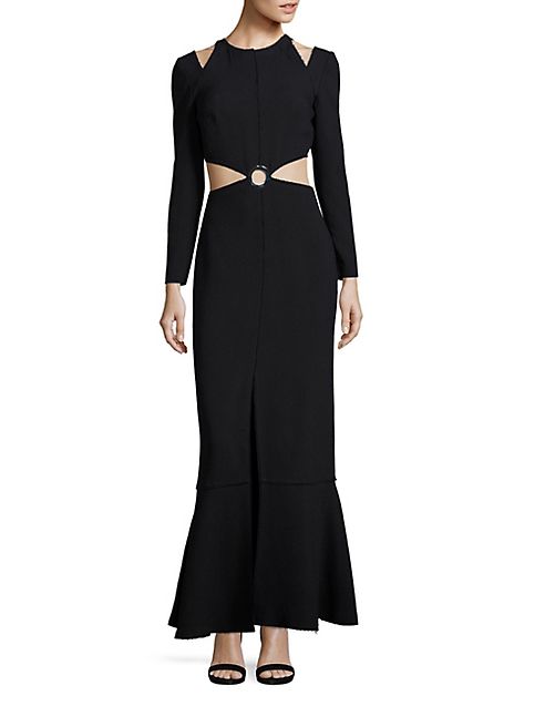 Proenza Schouler - Long Sleeve Cutout Dress