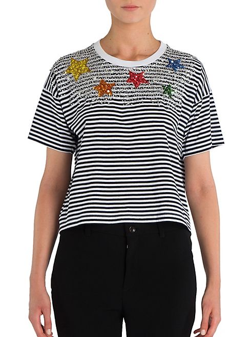 Miu Miu - Striped Star Tee