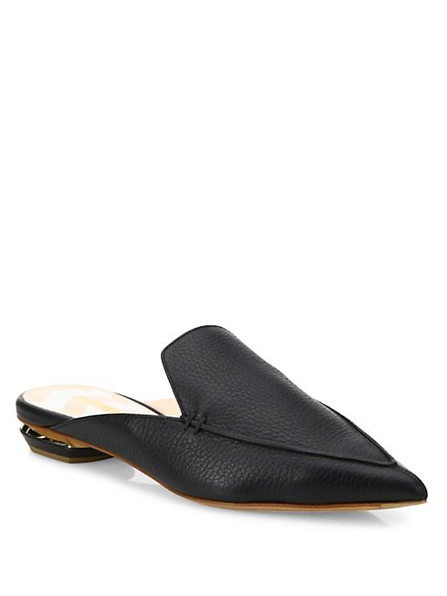 Nicholas Kirkwood - Beya Leather Flat Mules