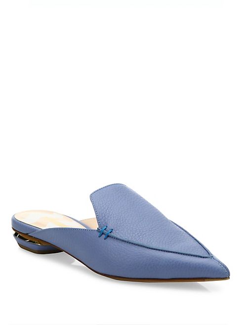 Nicholas Kirkwood - Beya Leather Flat Mules