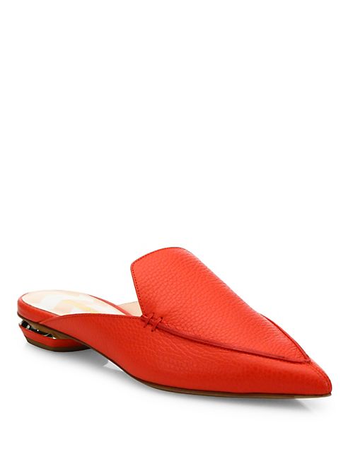 Nicholas Kirkwood - Beya Leather Flat Mules