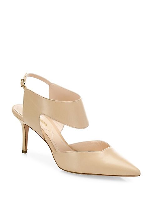 Nicholas Kirkwood - Leda Cutout Leather Slingbacks