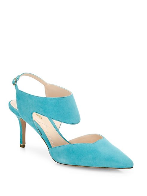 Nicholas Kirkwood - Leda Cutout Suede Slingbacks