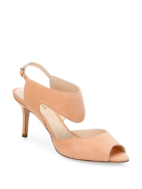 Nicholas Kirkwood - Leda Suede Peep Toe Slingbacks