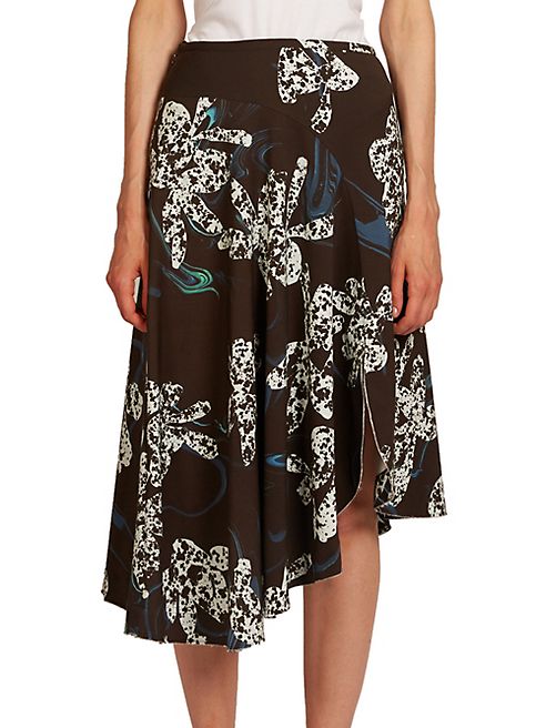 Cédric Charlier - Asymmetric Orchid Skirt