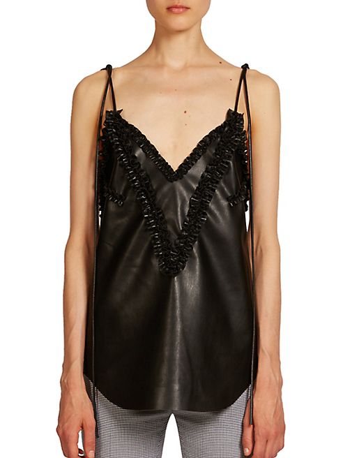 Cédric Charlier - Vegan Leather Top