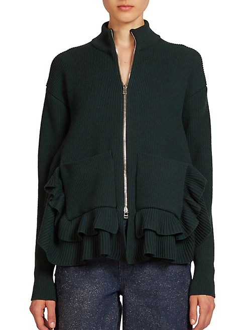 Cédric Charlier - Ruffle Cardigan