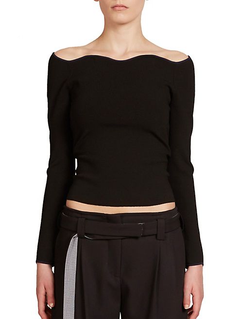 Cédric Charlier - Off-The-Shoulder Sweater