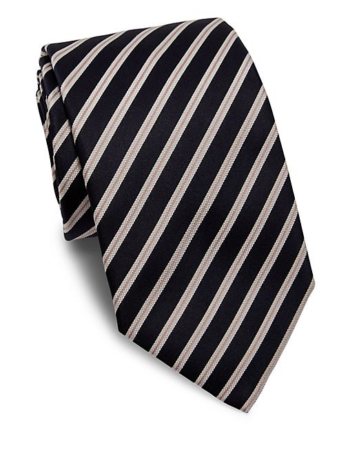 Armani Collezioni - Striped Silk Tie