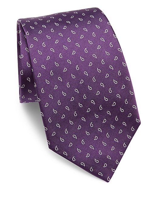 Armani Collezioni - Floating Print Silk Tie