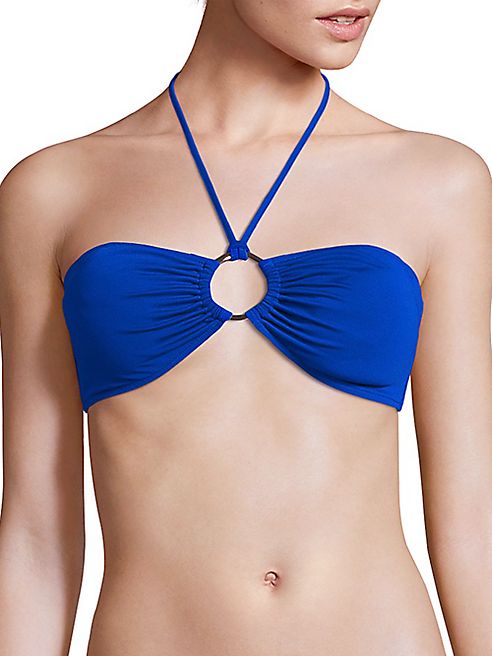 MILLY - Italian Solid Barbados Bandeau Top