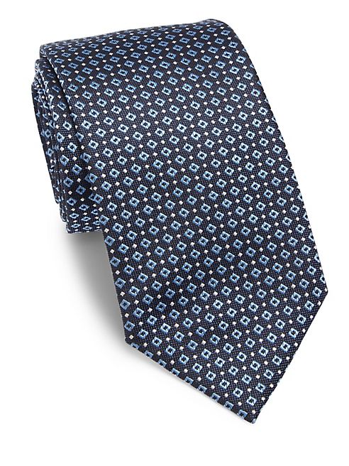 Armani Collezioni - Square Neat Silk Tie