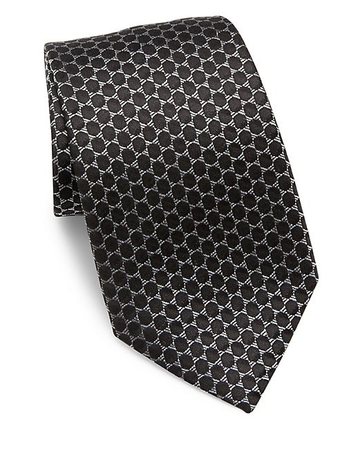 Armani Collezioni - Two-Tone Printed Silk Tie