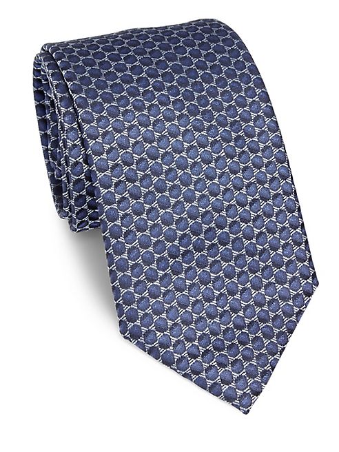 Armani Collezioni - Two-Tone Dot Silk Tie