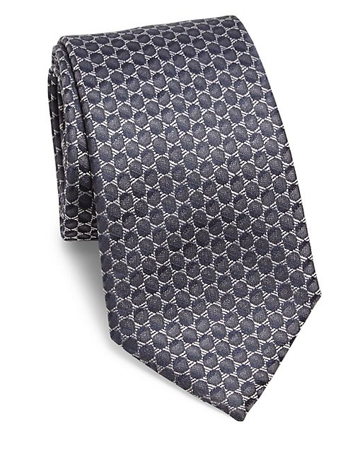 Armani Collezioni - Two-Tone Dot Silk Tie