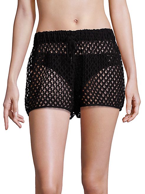 MILLY - Netting Gathered Shorts