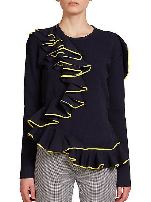 Cédric Charlier - Ruffle Knit Sweater