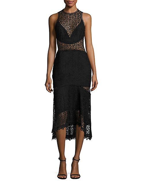 NICHOLAS - Guipure Lace Midi Dress