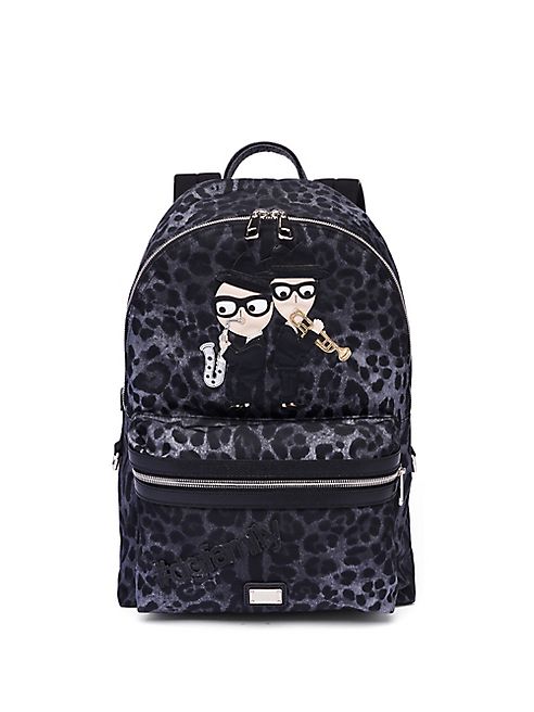 Dolce & Gabbana - Leopard Printed Backpack