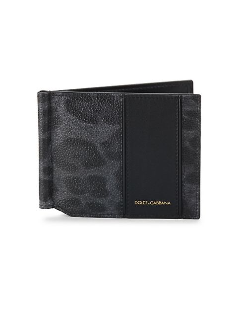 Dolce & Gabbana - Leopard-Print Leather Bifold Wallet