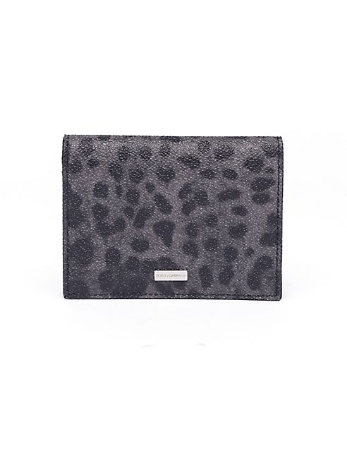 Dolce & Gabbana - Leopard Print Leather Billfold Wallet