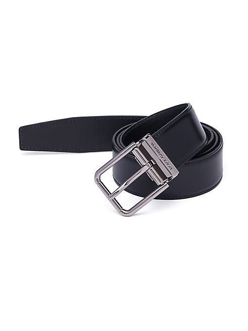 Dolce & Gabbana - Leather Logo Belt