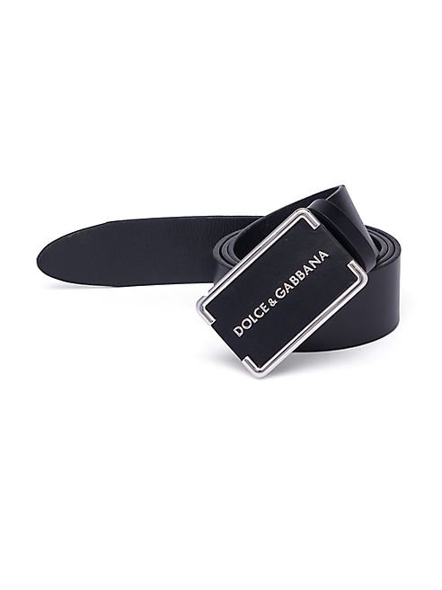 Dolce & Gabbana - Logo Plaque Belt