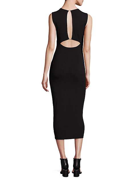 T by Alexander Wang - Back Cutout Sleeveless Dress