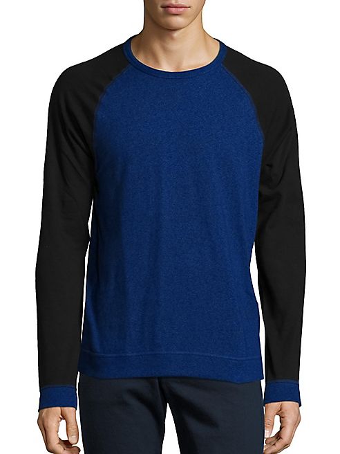 Rag & Bone - Colorblock Cotton Blend Tee