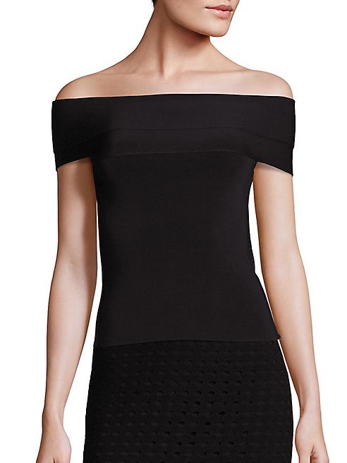 T by Alexander Wang - Knit Off-the-Shoulder Top