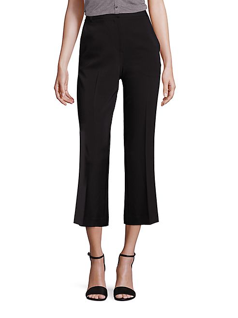 T by Alexander Wang - Solid Cropped Trousers