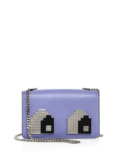 Les Petits Joueurs - Mini Janis Eyes Leather Chain Shoulder Bag