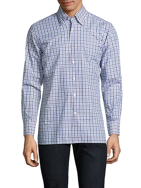 Canali - Gingham Casual Button-Down Shirt