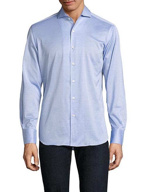 Canali - Cotton Casual Button-Down Shirt