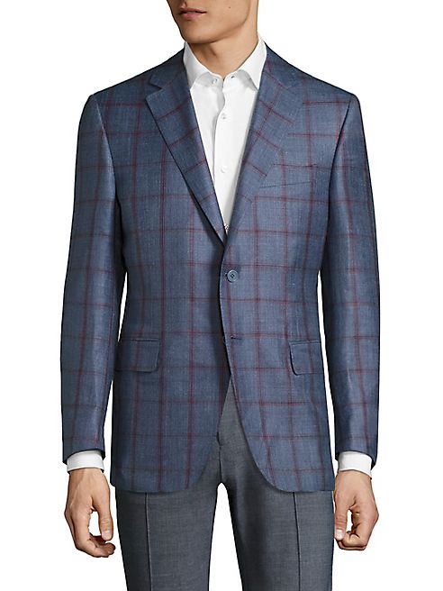 Canali - Checked Wool Jacket