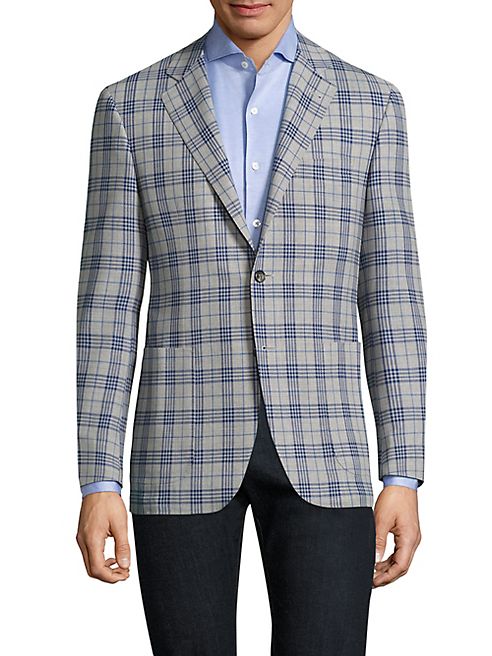 Canali - Plaid Wool Blazer